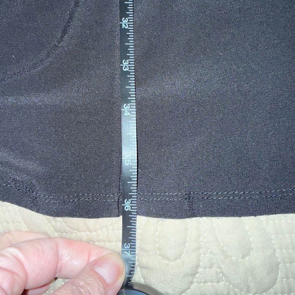 MSK Black Dress with Silver Accents - Picture 5 of 8